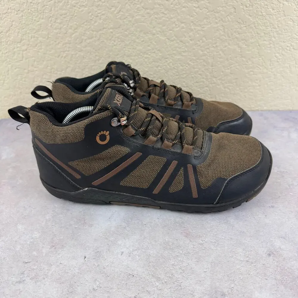Xero Shoes Mens Size 10.5 Daylite Hiker Fusion Brown Barefoot Hiking Trail Shoes